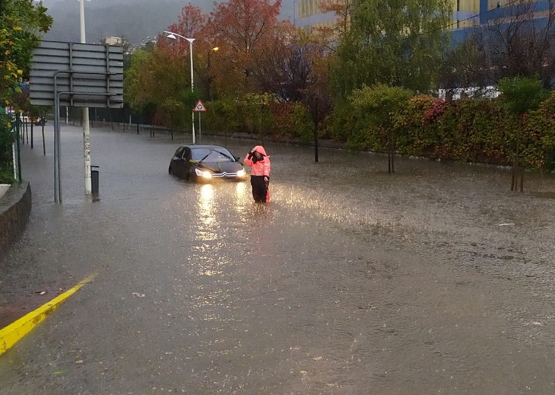 [FOTOS] Importantes inundaciones en Castro Urdiales por las fuertes lluvias